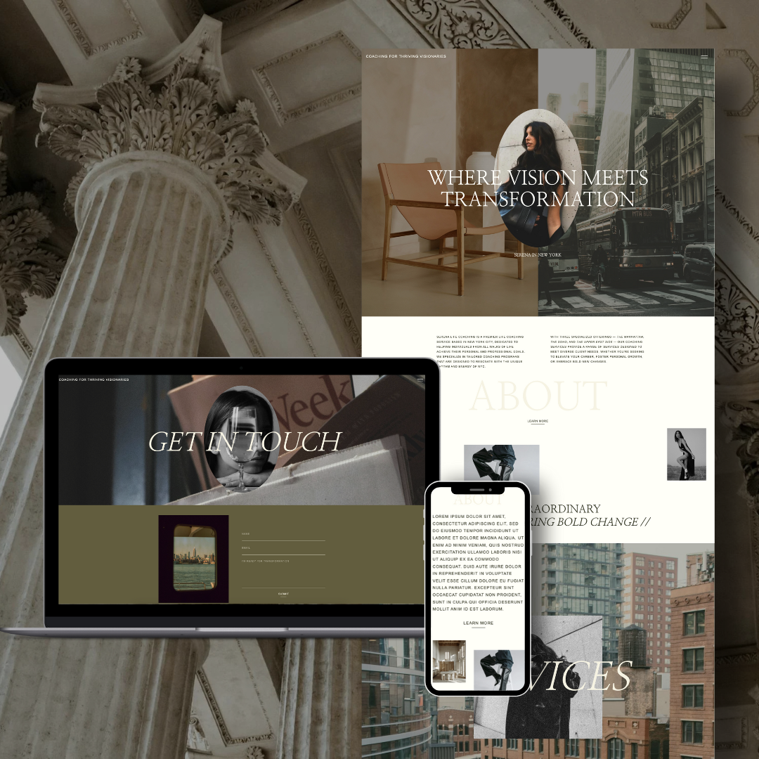 Serena In New York ShowIt Landing page Template